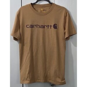 Carhartt Women's Medium Mustard Gold Yellow Original Fit TShirt Gorpcore outdoor